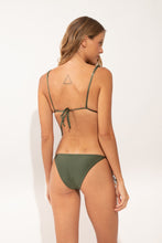 Load image into Gallery viewer, Model Back: Rio De Sol Bas Bottom Shimmer-Croco Ibiza-Comfy-Gold
