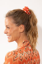 Load image into Gallery viewer, Model Front: Rio De Sol Chouchou Maracai Scrunchie
