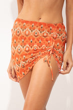 Load image into Gallery viewer, Gallery: Rio De Sol Jupe De Page Maracai Mini Skirt Ruched
