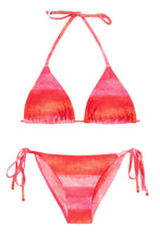 Load image into Gallery viewer, Product Front: Rio De Sol Ensemble Set Cher Tri-Inv Cheeky-Tie
