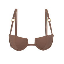 Load image into Gallery viewer, Product Front: Rio De Sol Haut Top Sand-Cappuccino Juliette-Aya
