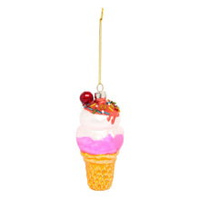 Load image into Gallery viewer, Product Front: Sunnylife Fête Festive Ornament Ice Cream
