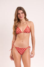 Load image into Gallery viewer, Model Front: Rio De Sol Ensemble Set Floral-Scales Frufru Frufru-Fio
