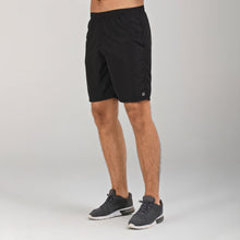 Load image into Gallery viewer, Model Front: Uv Line Bermuda / Short Pour Homme Shorts New Fit Br Masc Black Upf50+

