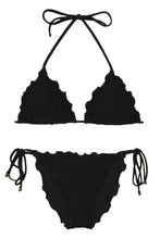 Load image into Gallery viewer, Product Front: Rio De Sol Ensemble Set Dots-Black Frufru-Comfy
