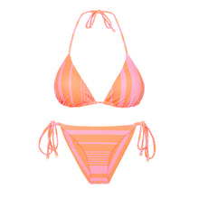 Load image into Gallery viewer, Product Front: Rio De Sol Ensemble Set Solea Tri-Inv Cheeky-Tie
