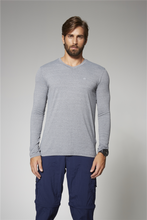 Load image into Gallery viewer, Model Front: Uv Line Fitness Haut Sport Fit Mas Ml Mescla Upf50+
