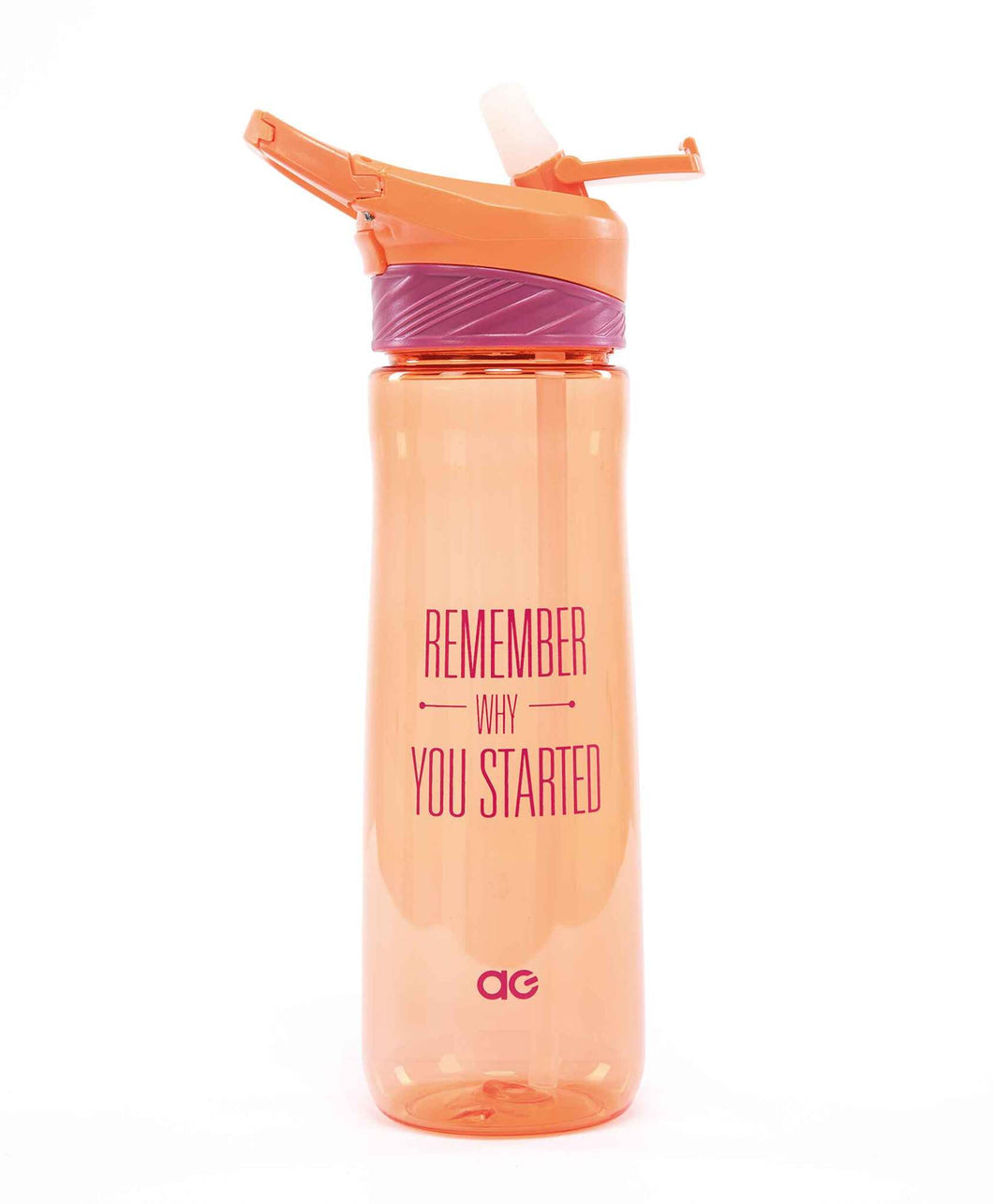 Model Front: Alto Giro Pique-Nique Garrafa Inspiracionais Laranja Nectarine