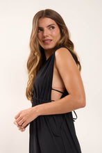 Load image into Gallery viewer, Black Long Dress Soleil
