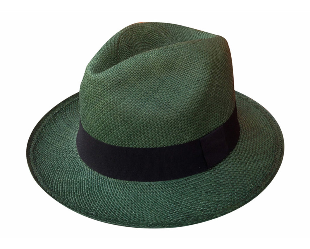 Product Front: De Punta En Blanco Chapeau Panama Panama Olive