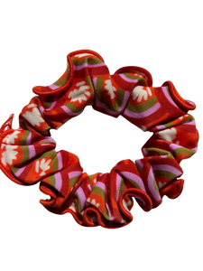 Floral-Scales Scrunchie