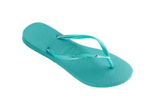 Load image into Gallery viewer, Product Front: Havaianas Tongs Havaianas Slim Crystal Sw Lake Green
