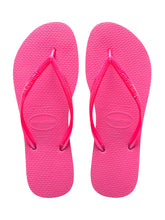 Load image into Gallery viewer, Model Front: Havaianas Tongs Slim Shocking Pink

