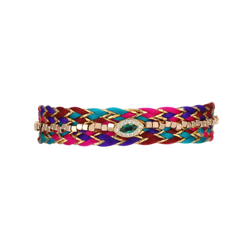 Product Front: Hipanema Bracelet Bracelet Pavana Purple Hipanema