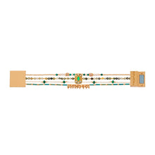 Load image into Gallery viewer, Image 03: Hipanema Bracelet Cuff Karmelia Green Hipenema
