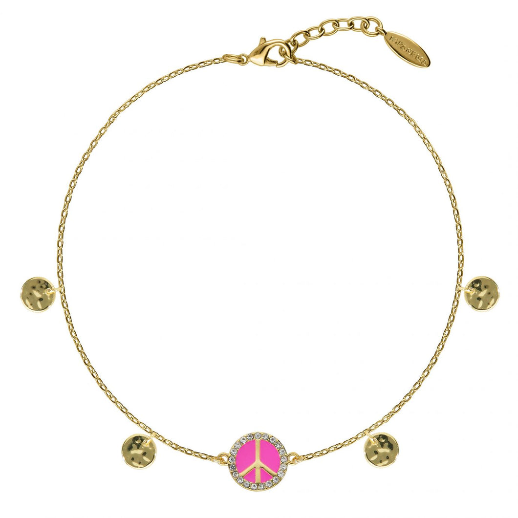 Model Front: Hipanema Bracelet Joyful Pink Hipanema