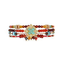 Load image into Gallery viewer, Product Front: Hipanema Bracelet Metaphor Turquoise Hipanema
