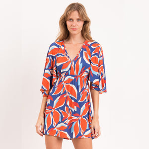 Leaves Mini Dress