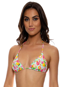 Image 02: Luli Fama Haut Top Wavy Ruched Limoncello