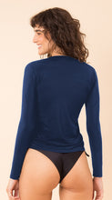 Load image into Gallery viewer, Navy Rash Guard
