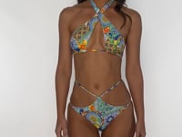 Load and play video in Gallery viewer, Video: Luli Fama Haut Top Cross Diamond Amalfi
