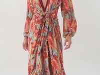Load and play video in Gallery viewer, Video: Rio De Sol Vêtement De Plage Sea-Bloom Long Dress Verona
