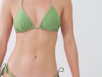 Load and play video in Gallery viewer, Video: Rio De Sol Ensemble Set Shimmer-Botanica Tri-Inv Lacinho
