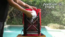 Load and play video in Gallery viewer, Video: Feelfree Sac De Plage Tube Mini 3L Rouge
