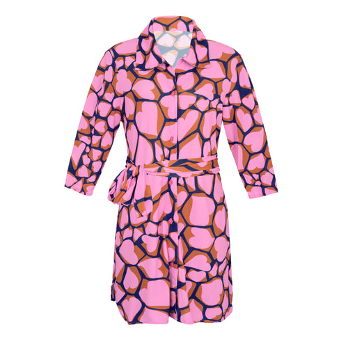 Product Front: Rio De Sol Chemise Amore-Pink Chemise