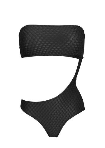 Product Front: Rio De Sol Une Pièce Body Kiwanda Preto Rio