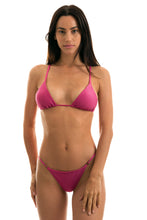 Load image into Gallery viewer, Model Front: Rio De Sol Bas Bottom Cloque Lichia Cheeky

