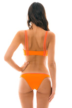 Load image into Gallery viewer, Model Back: Rio De Sol Bas Bottom Duo Orange
