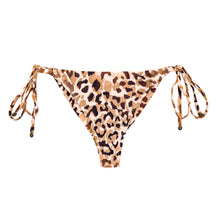 Load image into Gallery viewer, Product Front: Rio De Sol Bas Bottom Leopard Cheeky-Tie
