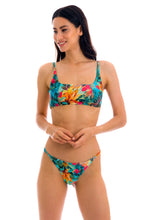Load image into Gallery viewer, Model Front: Rio De Sol Bas Bottom Paradise Ibiza-Fixa
