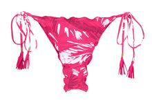 Load image into Gallery viewer, Product Front: Rio De Sol Bas Bottom Pink-Palms Frufru-Fio
