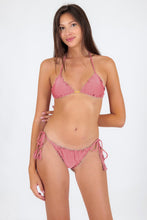Load image into Gallery viewer, Model Front: Rio De Sol Bas Bottom Shimmer-Confetti Frufru-Fio

