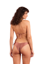Load image into Gallery viewer, Model Back: Rio De Sol Bas Bottom Shimmer-Copper Frufru
