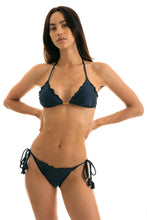 Load image into Gallery viewer, Model Front: Rio De Sol Bas Bottom Shimmer-Shark Frufru

