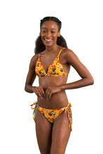Load image into Gallery viewer, Model Front: Rio De Sol Bas Bottom Stories Cheeky-Micro

