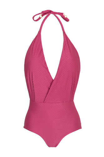 Product Front: Rio De Sol Une Pièce Cloque Lichia Transpassado