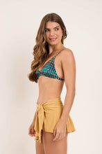 Load image into Gallery viewer, Image 03: Rio De Sol Jupe De Page Fluity-Dourado Mini Skirt
