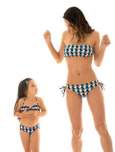 Model Back: Rio De Sol Deux Pièces Fille Geometric Kids
