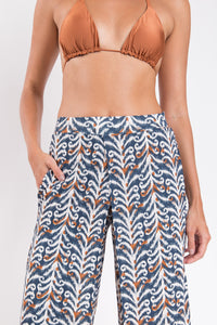 Image 07: Rio De Sol Pantalon De Plage Ikat Wide Pants