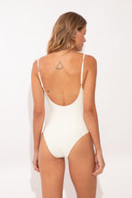 Load image into Gallery viewer, Model Back: Rio De Sol Une Pièce Junco-Offwhite Hype
