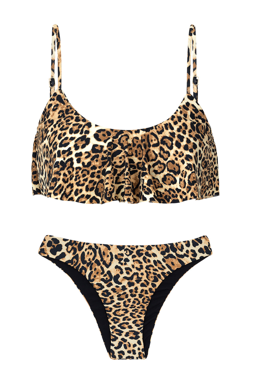 Product Front: Rio De Sol Ensemble Leopardo Babado