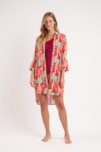 Model Front: Rio De Sol Chemise Sea-Bloom Chemise Gabriele
