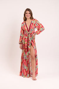 Image 04: Rio De Sol Vêtement De Plage Sea-Bloom Long Dress Verona