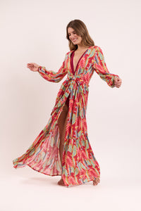 Image 05: Rio De Sol Vêtement De Plage Sea-Bloom Long Dress Verona