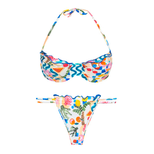 Product Front: Rio De Sol Ensemble Set Al-Mare Balconet-Frufru Pipa-Frufru
