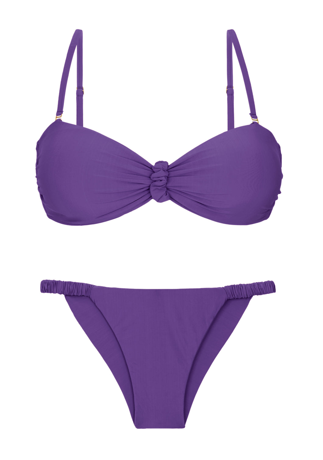Product Front: Rio De Sol Ensemble Set Amuleto Bandeau-Crispy Cheeky-Crispy
